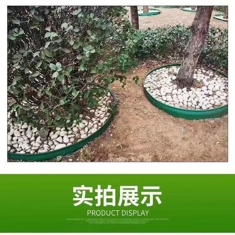 草石隔离带在促进植物生长